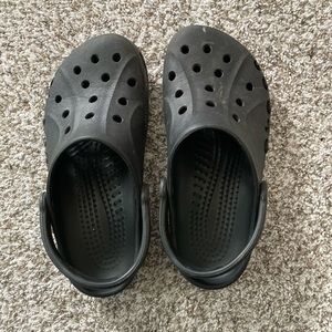 Black Crocs - Size 5 Boys/Men, Size 7 Girls/Women